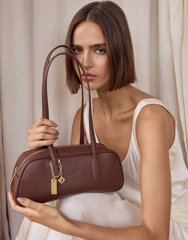VESTIRSI - Vera Mahogany Baguette Bag