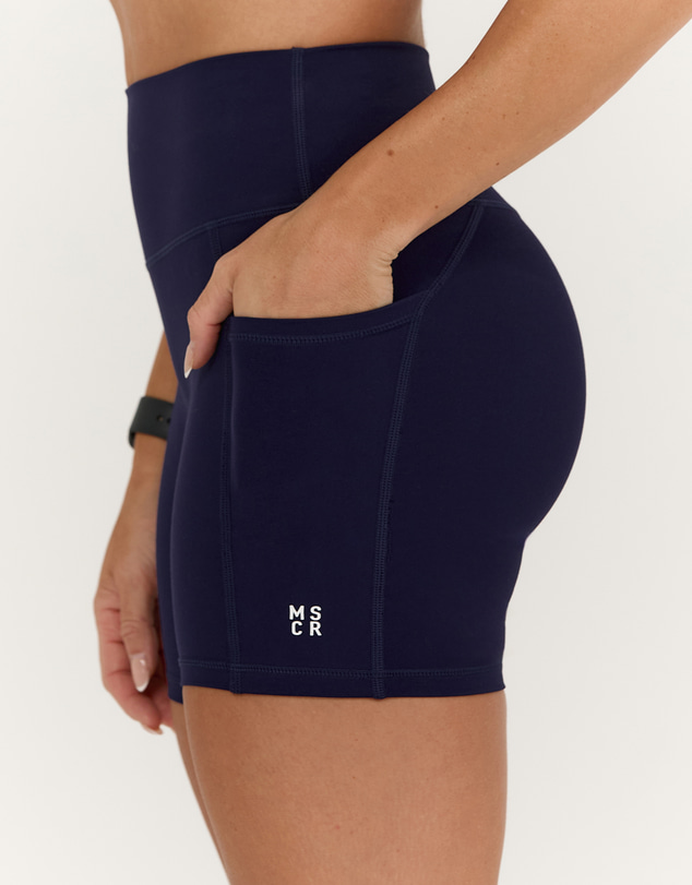 Muscle Republic - Sculpt Bonded Waist Pocket Biker Shorts