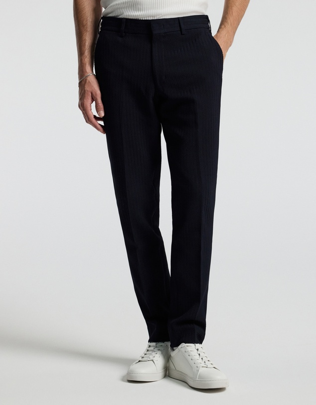 Calibre - Herringbone Jacquard Pants Navy