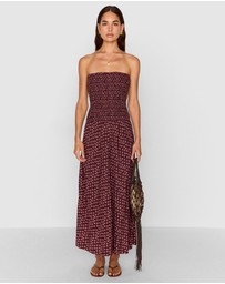 MINKPINK - Sierra Ruched Maxi Dress