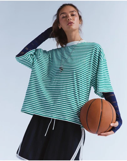 FP Movement by Free People - Stripe Tackle Tee