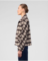 MVN - Plaid Short Jacket