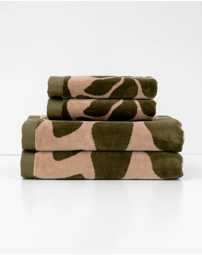 Aura Home - Palma Petal Australian Cotton Bath Towel Set