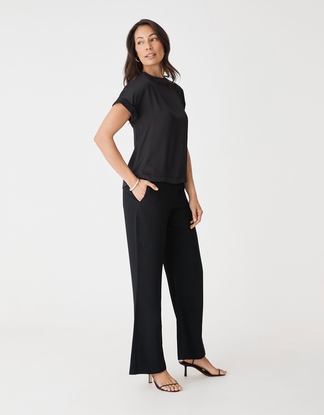 Forcast - Cameron Satin Tee