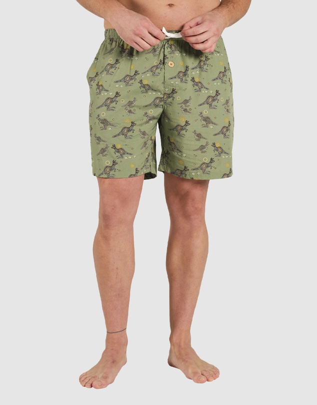 Bamboozld - Mens Native Kangaroo Bamboo Woven Short