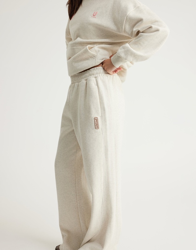 Upstate - Off-Duty Track Pant - Oatmeal Marle