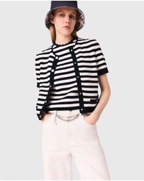 Maje - Mistripes Cardigan