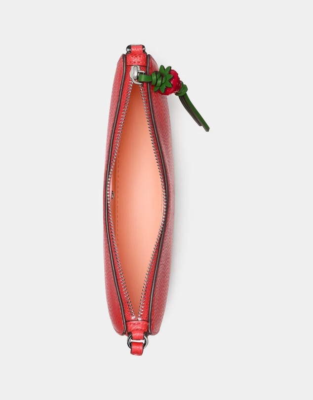 Kate Spade - Wink Pebbled Leather Strawberry Wristlet