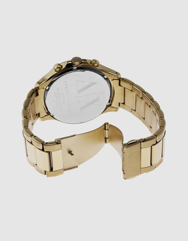 Armani Exchange - Gold Tone Chronograph Watch