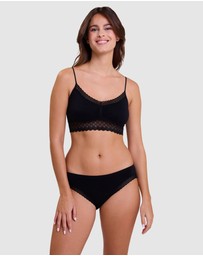 Billet Doux - Zen Dentelle Lace Trim Bikini Brief