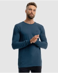 DVNT - Drop Mono Embroidery Long Sleeve Tee