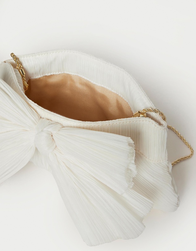 Loeffler Randall - Rayne Pleated Frame Clutch with Bow