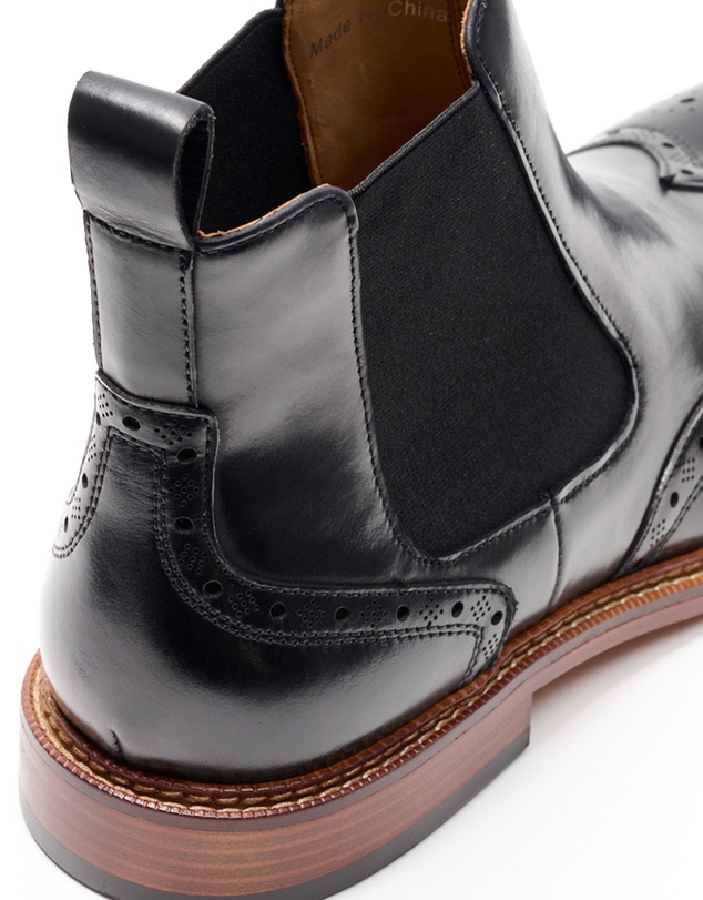 3 Wise Men - 3 Wise Men Mellencamp Leather Chelsea Boot