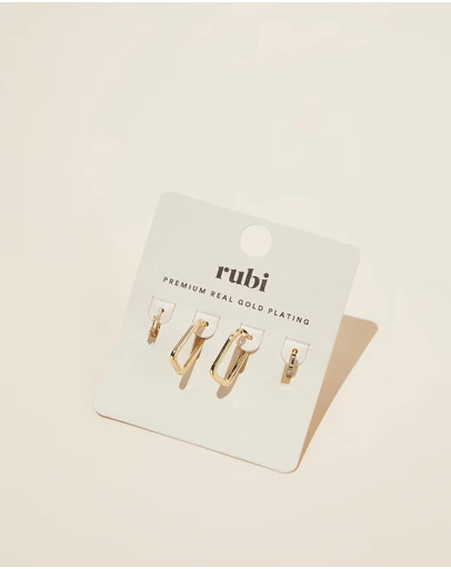 Rubi - 2Pk Mid Earring