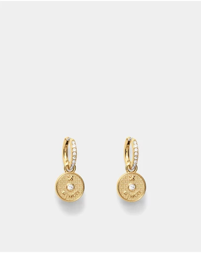 MIMCO - Amulet Charm Hoop Earrings