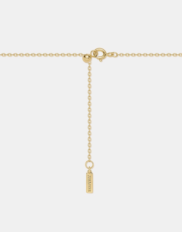 Ania Haie - Ania Haie Gold Twisted Rope Lariat Necklace