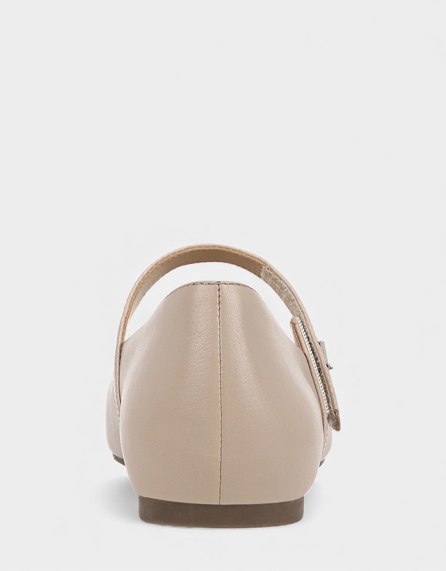 Vionic - Alameda Mary-Jane Flat - Oatmeal