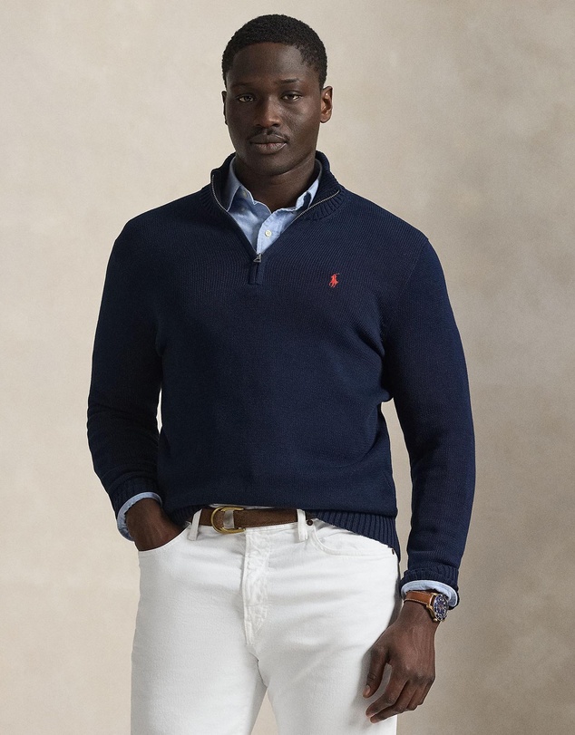 Polo Ralph Lauren - Cotton Quarter-Zip Sweater
