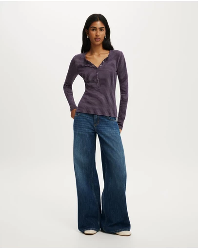 Cotton On - Blake Henley Long Sleeve Top