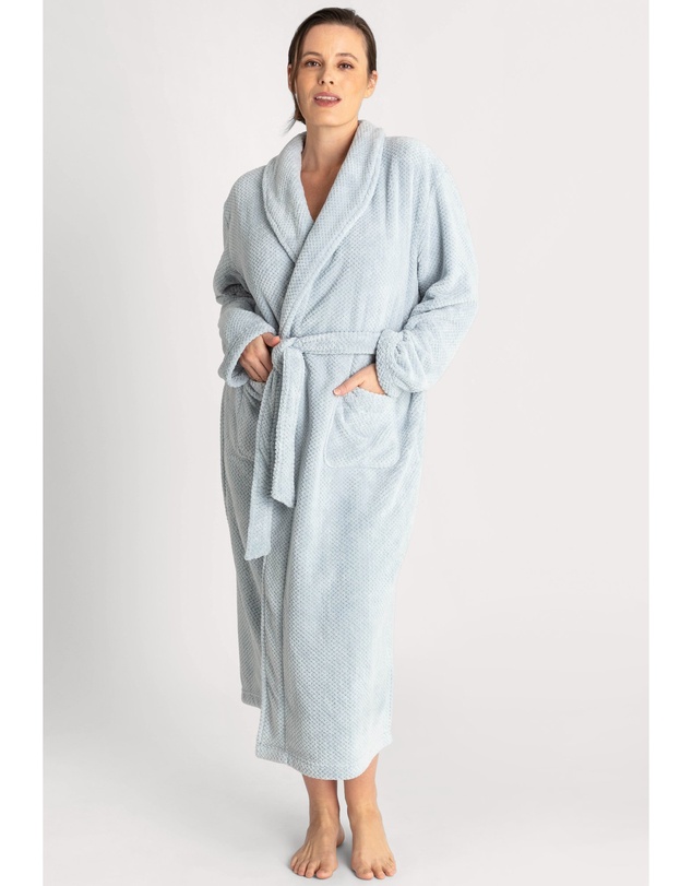 Ava & Audrey  - Ava & Audrey Betty Jacquard Fleece Robe