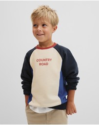 Country Road - Spliced Logo Oversized Sweat