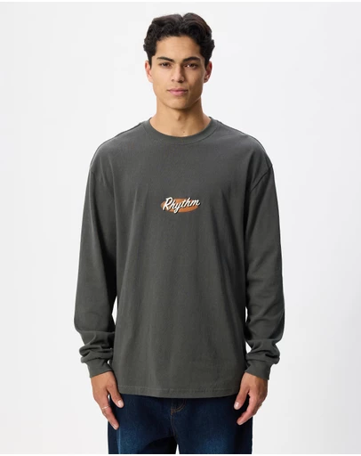 Rhythm - Hallmark Heavy Vintage Embroidered LS T-Shirt