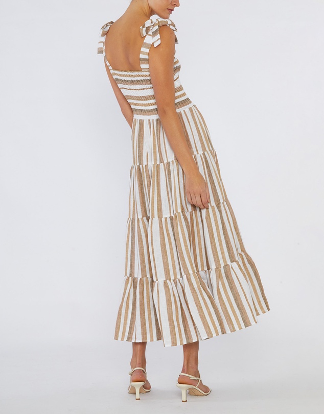 Amelius - Zanci Stripe Linen Dress