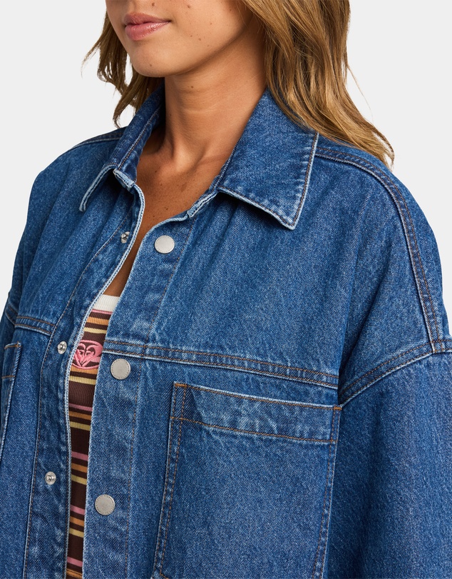 Roxy - Womens Back Slider Denim Jacket