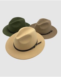 Jacaru - Jacaru 1847 Outback Fedora Hat -