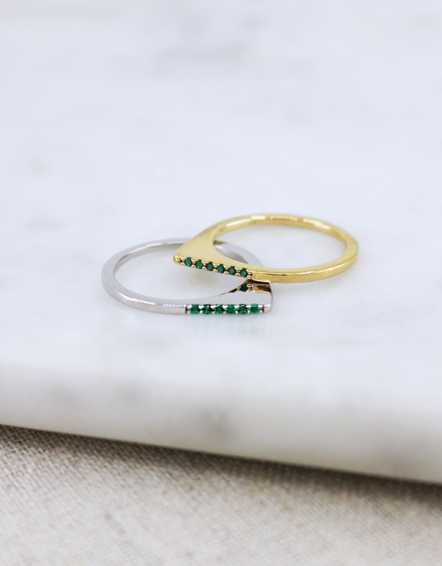 CA Jewellery - Envy Pyramid Ring Silver