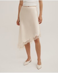 Witchery - Asymmetric Lace Skirt