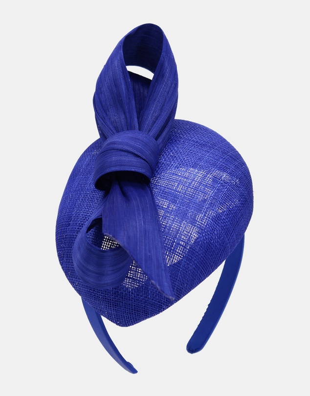 Morgan & Taylor - Rosie Fascinator in Cobalt Blue