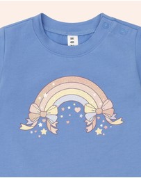 Huxbaby - Whimsical Rainbow Top - Babies-Kids
