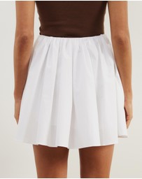 Atmos&Here - Caicos Flare Cotton Mini Skirt