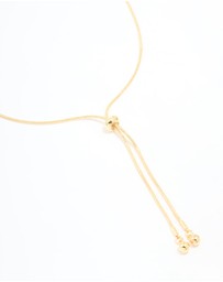 Lovisa - Gold Plated Adjustable Toggle Y-Necklace