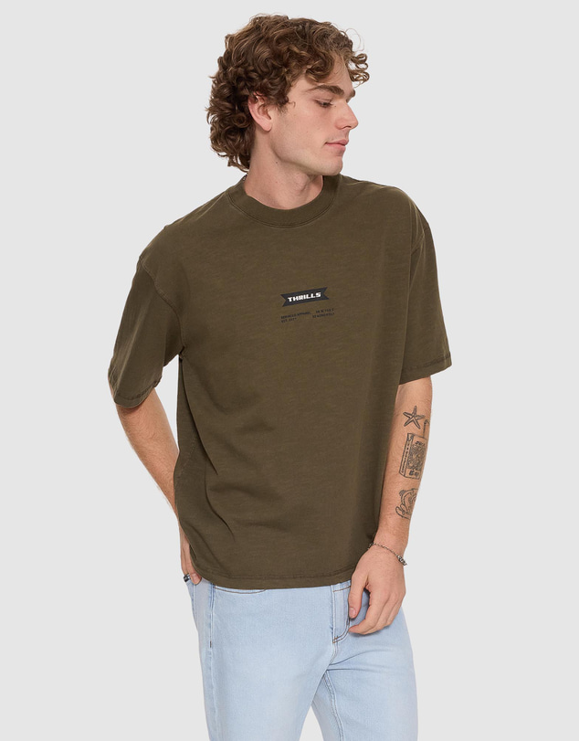 Thrills - Serviced Box Crop Tee