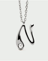 PDPAOLA - Initial 2026 N Silver Pendant Necklace