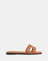 Tommy Hilfiger - Logo Strap Mules - Women's