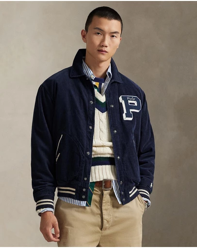 Polo Ralph Lauren - Corduroy Letter Jacket