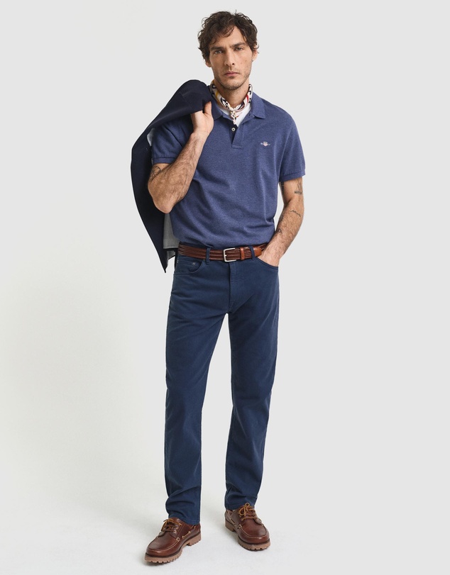 Gant - Regular Fit Shield Piqué Polo Shirt