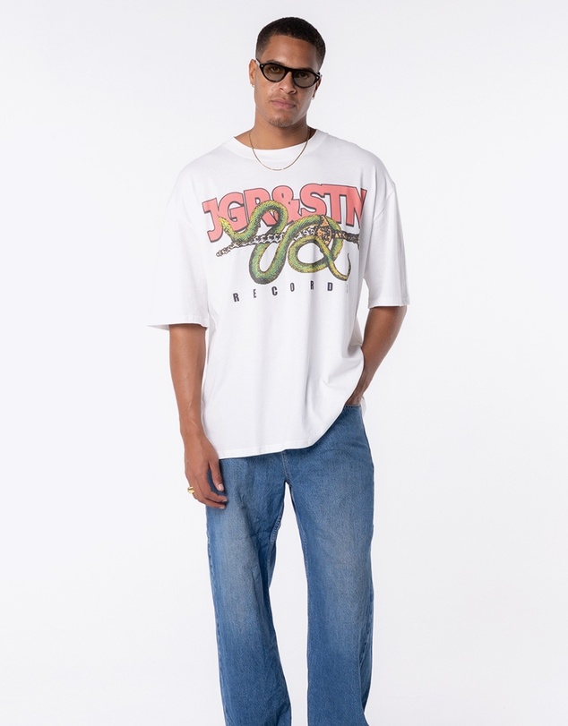 JGR & STN - Records Oversized Tee