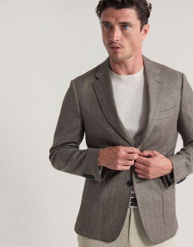Oxford - Wordsworth Wool Herringbone Blazer