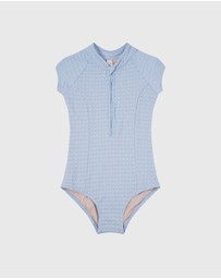 Aqua Blu Kids - Stepping Stones Cap Sleeve One Piece - Kids