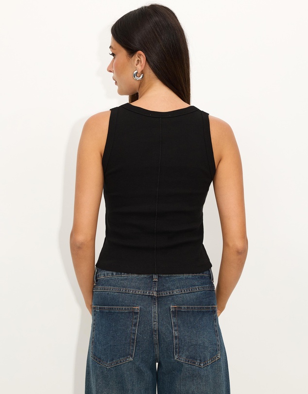 Dazie - Original Organic Cotton Ribbed Tank