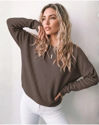 Esther & Co - Joansy Knit - Chocolate