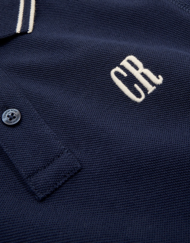 Country Road - Organically Grown Cotton Logo Polo Shirt