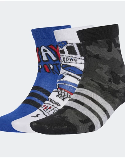 adidas Performance - Logo 3 Pairs Per Pack Socks Kids