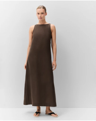 UNISON - Linen Sleeveless Maxi Dress