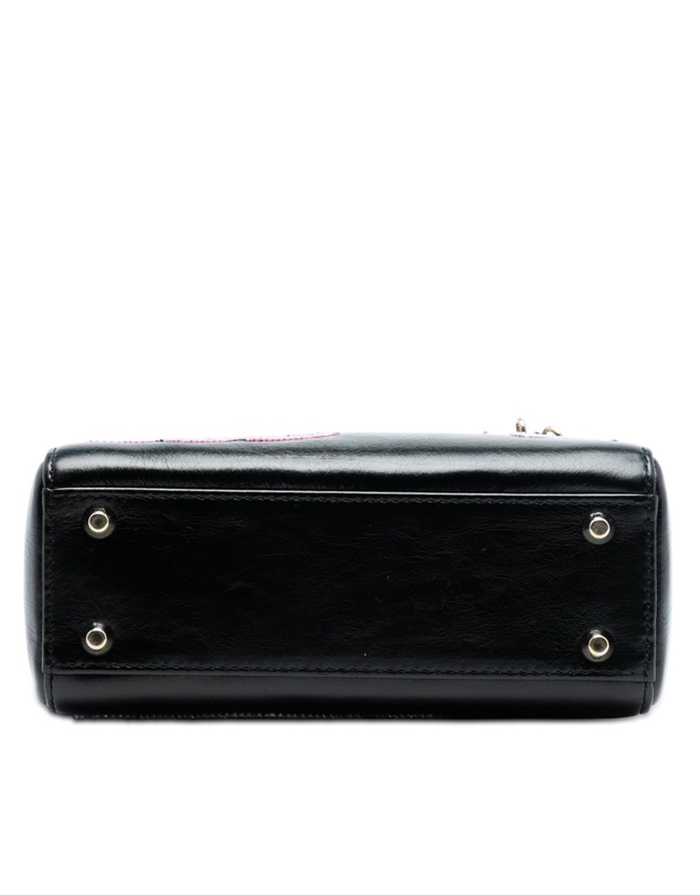 Pre-Loved by Azura Reborn - Pre-Loved Mini Calfskin Beaded Lady Dior