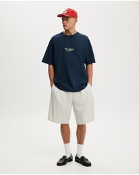 Cotton On - Box Fit Text T-Shirt